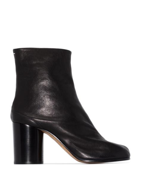 MAISON MARGIELA - Women Vintage Leather Tabi High Heel Ankle Boots