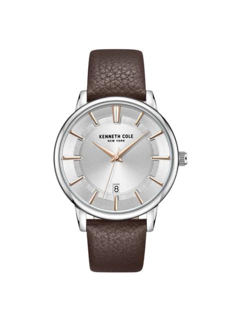 Other Designers Kenneth Cole New York Modern Classic Quartz Silver Dial Men's Watch KCWGB0014110