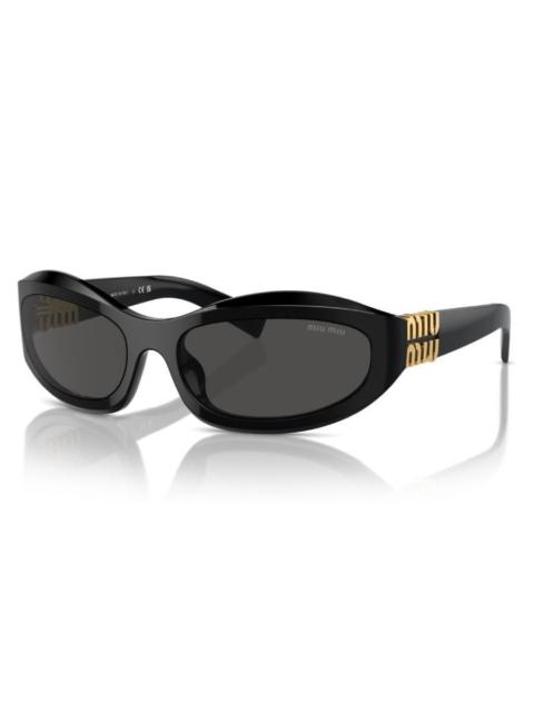 Miu Miu Miu Miu Grey Cat Eye Ladies Sunglasses MU 14ZS 16K08Z