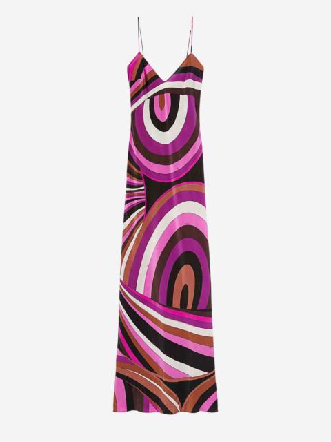 PUCCI MIDI DRESS WITH IRIDESCENT MOTIF