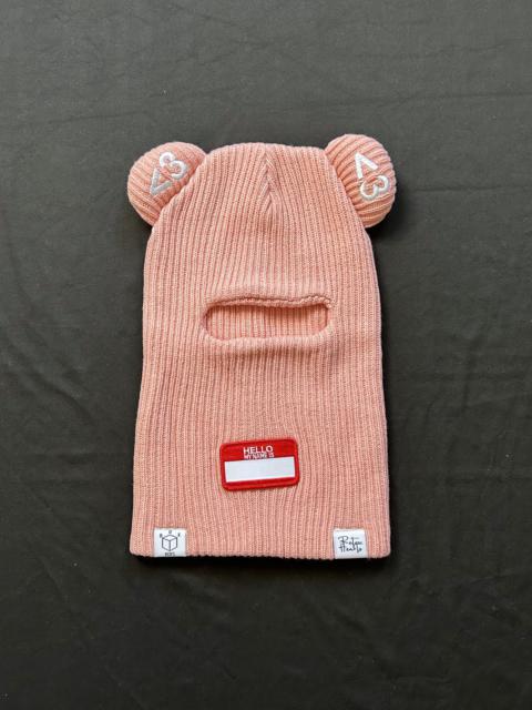 Other Designers Japanese Brand - Rare Box Boys Retro Hearts Pink Balaclava Ski Mask OS