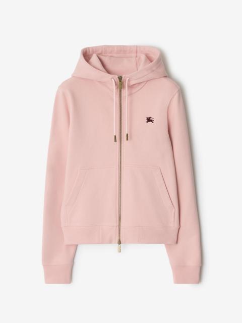Burberry Knight Stamp Cotton Zip Hoodie