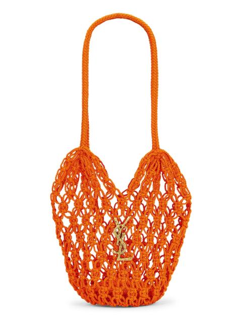 SAINT LAURENT Small Shopping Crochet Bag