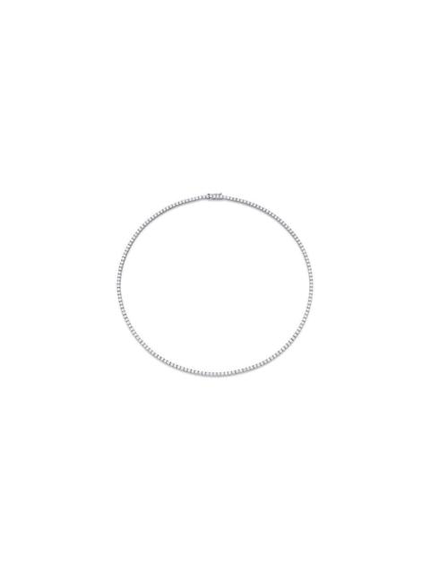 SPRWMN WHITE GOLD DIAMOND PAVED CHOKER 15"