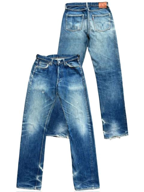 Other Designers Full Count & Co. - Vintage Full Count Distressed Selvedge Denim Jeans 29x33