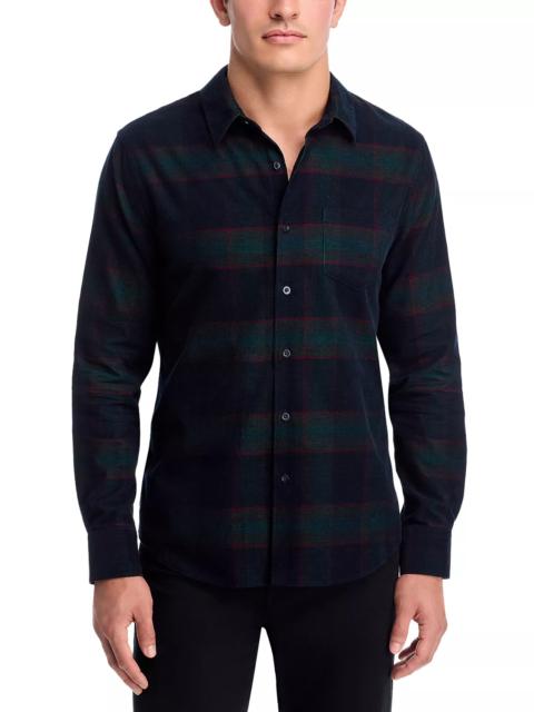 Vince Holme Plaid French Placket Shirt