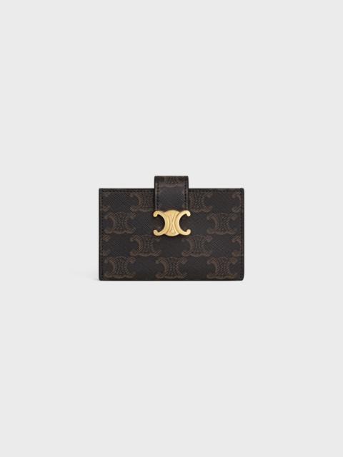 CELINE ACCORDEON CARD HOLDER NINO IN Triomphe Canvas