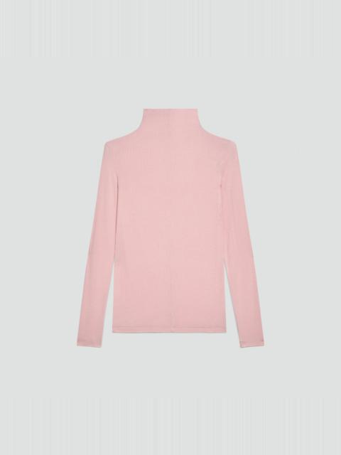 Theory Mock Neck Top in Lounge Rib