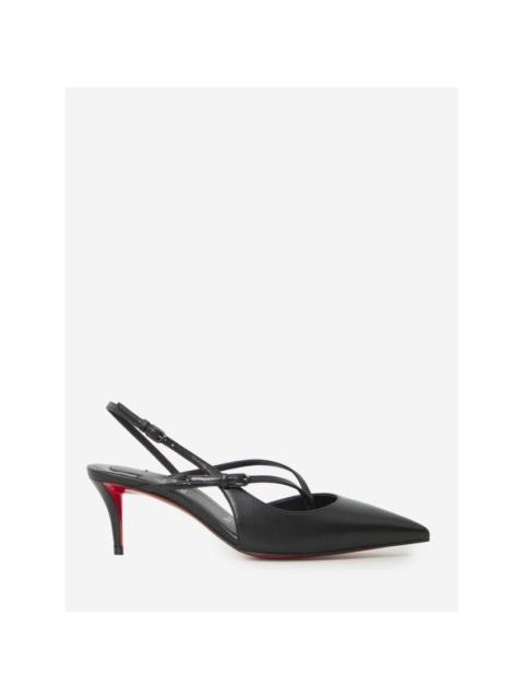 Christian Louboutin CHRISTIAN LOUBOUTIN Twistissimo Black Leather 60mm Slingback