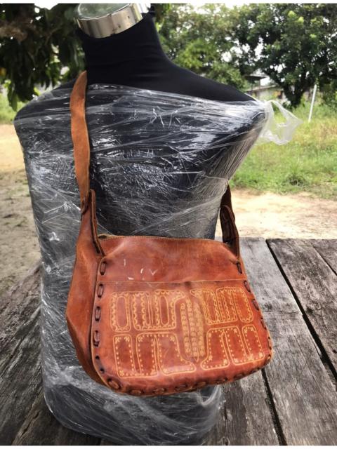 Other Designers Vintage - Vintage Real Leather Sling Bag