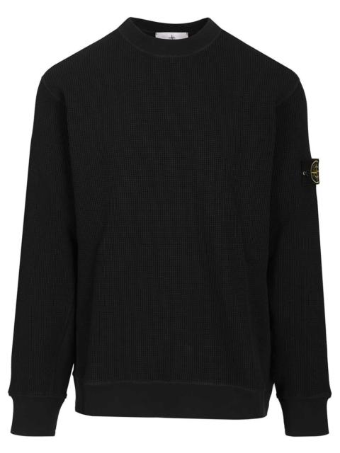 Stone Island Stone Island Men Crewneck Sweatshirt In Waffle-Knit Organic Cotton