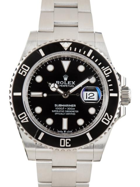 ROLEX Used Rolex Submariner Stainless Steel Ref 126610LN Black Dial