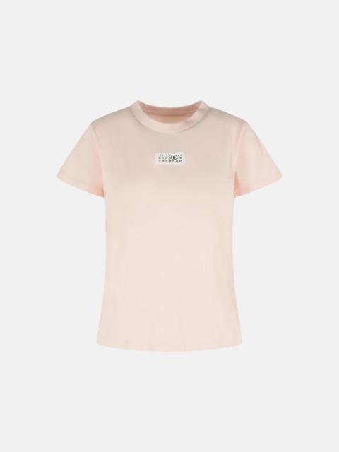 MM6 Maison Margiela PINK COTTON T-SHIRT