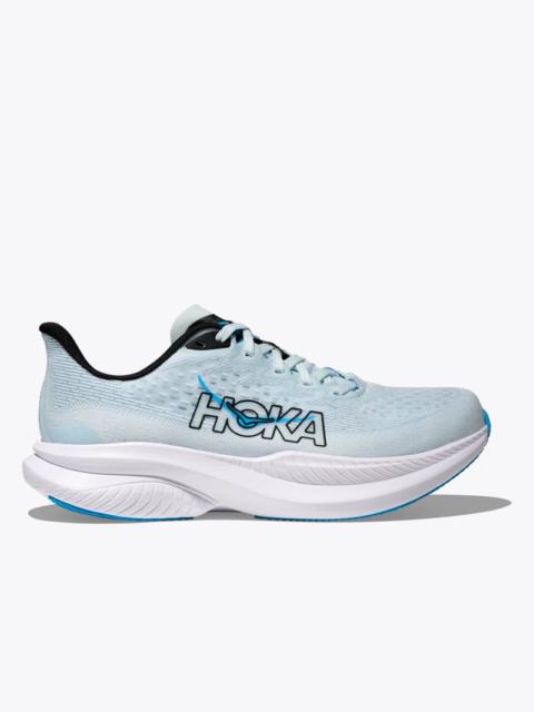 HOKA Women's Mach 6 Shoes in Tundra Blue/Raindrop