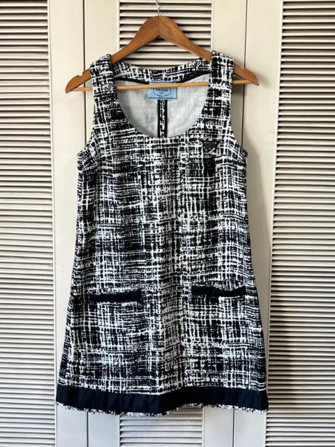 Prada Prada Triangle Logo Dress