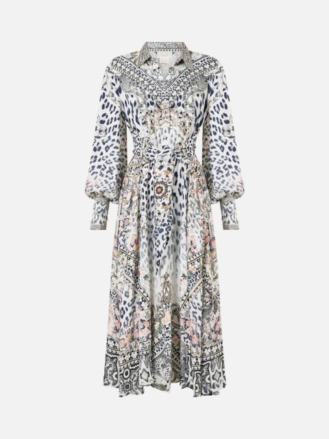 CAMILLA WAIST TIE SHIRT DRESS