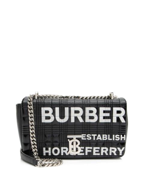 Burberry Burberry Black Leather Quilted Horseferry TB Shoulder Bag (Authentic Pre-
Loved)