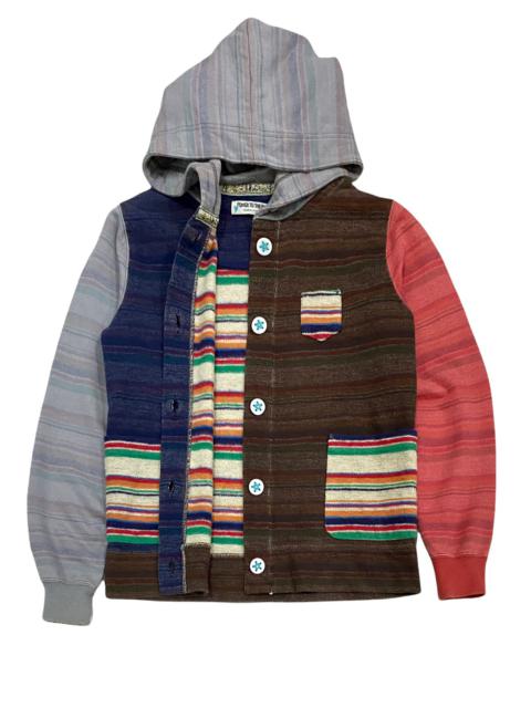 Other Designers Vintage - VINTAGE POWER TO THE PEOPLE COLOURFULLY HOODIES