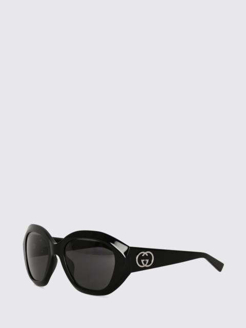 GUCCI Gucci Women Gg Monogram Acetate Cat-Eye Sunglasses Gucci
