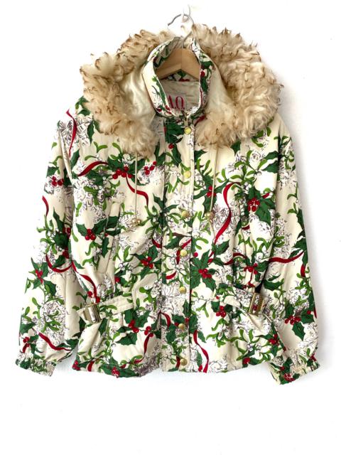 Other Designers Vintage - Vintage Atsuki Onishi Japanese Brand Floral Fur Jacket