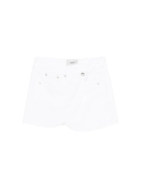 COPERNI Coperni White Skirts - Asymmetric & Draped Skirts Women
