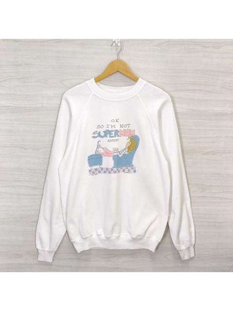 Other Designers Hanes × Vintage - Vintage 80s Hanes Crewneck Super mom