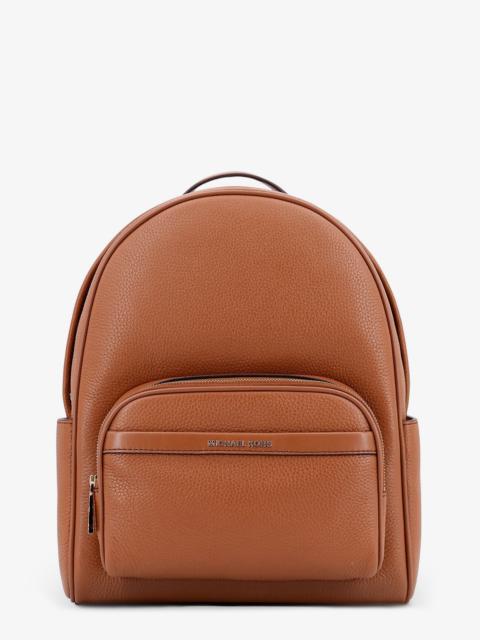 MICHAEL KORS - Michael Kors Bex Leather Backpack With Frontal Logo Patch
