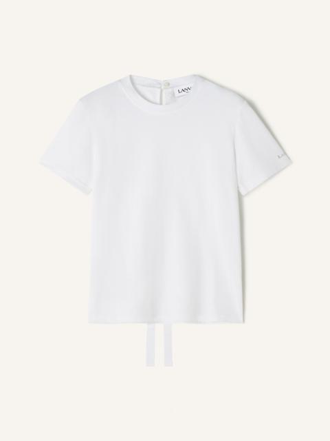 Lanvin T-SHIRT WITH KNOT DETAIL