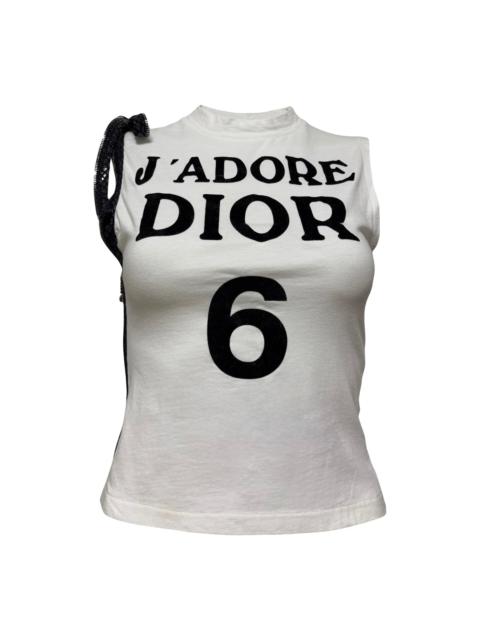 Dior CHRISTIAN DIOR Spring Summer 2001 "J'ADORE DIOR 6" Zipper Tank Top