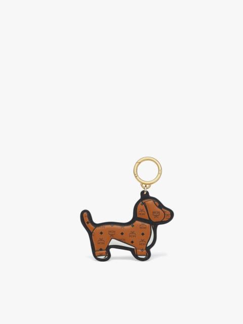 MCM Aren Dachshund 2D Charm in Visetos