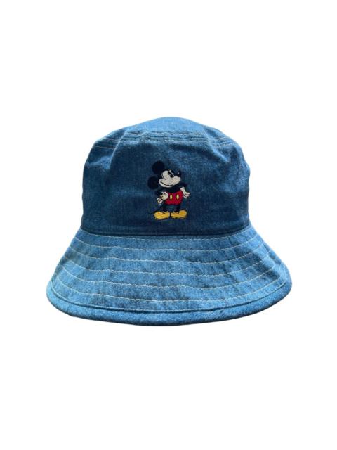 Other Designers Vintage - Mickey Mouse Denim Bucket Hat