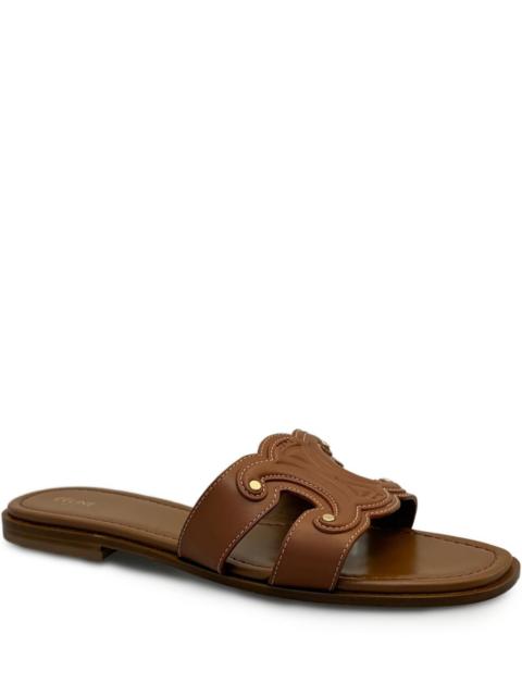 CELINE Celine Women Leather Flat Sandals