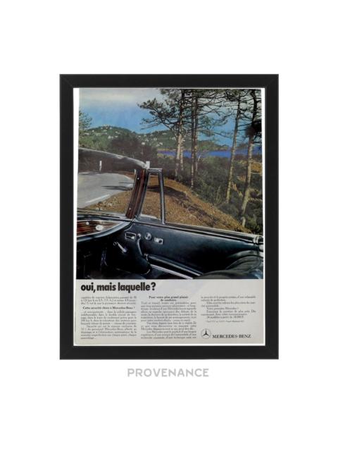 Other Designers Mercedes-Benz Antique Vintage Newsprint Ad - Lookout