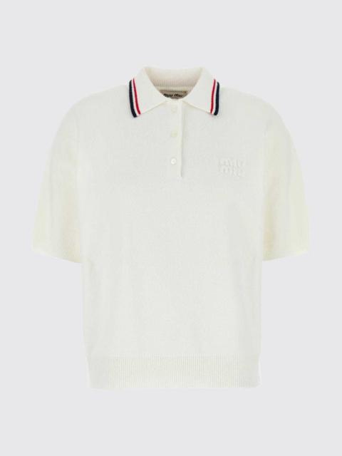 Miu Miu Miu Miu Women Miu Miu Knit Polo Shirt