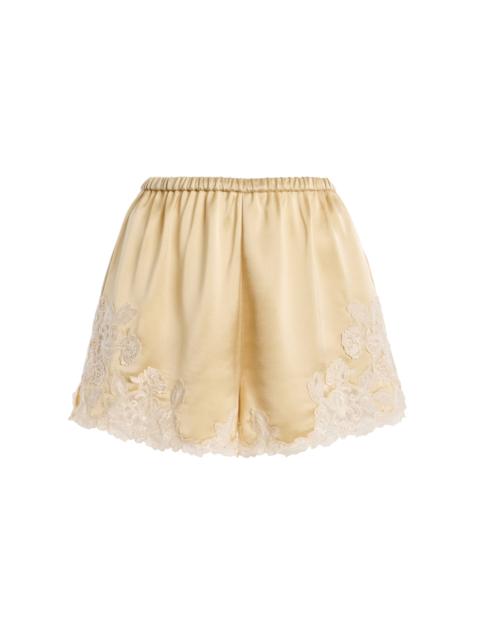 BY MALENE BIRGER Eri Lace Shorts off-white