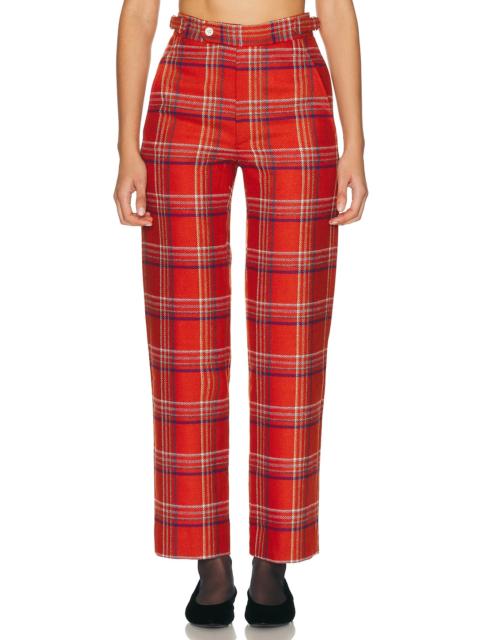 BODE Gable Plaid Trouser