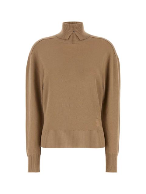 Burberry Burberry Women Camel Wool Sweater