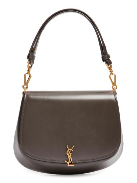 SAINT LAURENT Saint Laurent Voltaire Box Leather Top Handle Bag in Urban Grey at Nordstrom