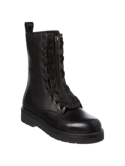 Valentino Valentino Rockstud Leather Combat Boot