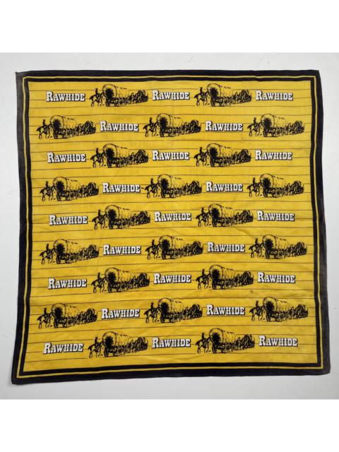 Other Designers Vintage - rawhide bandana handkerchief neckerchief scarf