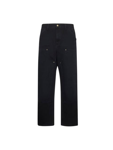 Carhartt Black cotton canvas Double Knee jeans