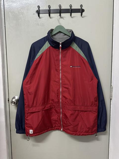 Other Designers Vintage HILFIGER ATHLETICS Reversible Raglan Zipper Jacket