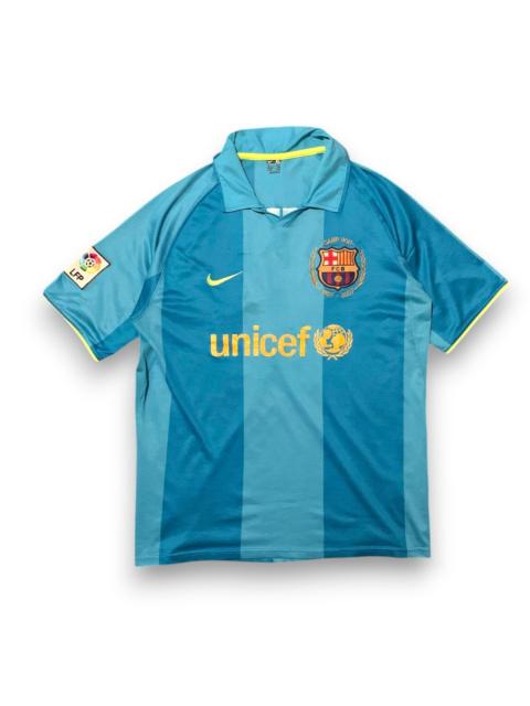 Nike Nike FC Barcelona 2007/08 Away Football Shirt Jersey Henrey