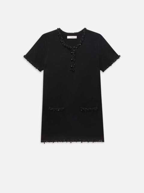 FRAME The Beaded Trim Dress