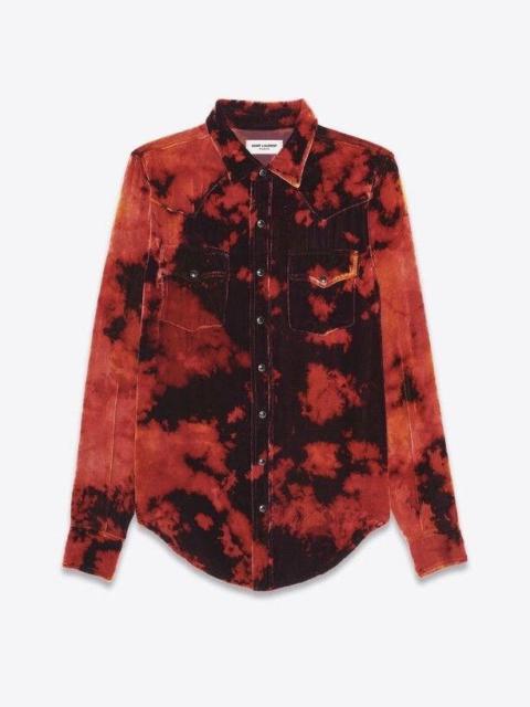 Saint Laurent Tie Dye Shirt in XL