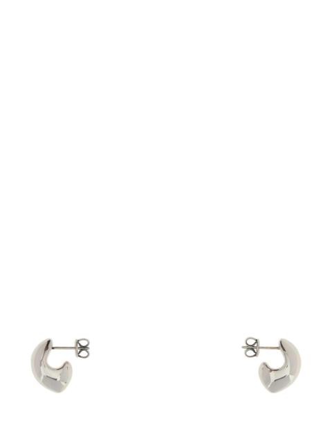 Bottega Veneta Bottega Veneta Women Silver Metal Earrings