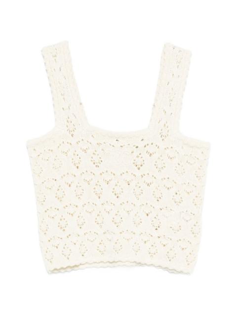 CELINE Celine Women Pointelle Cotton Top