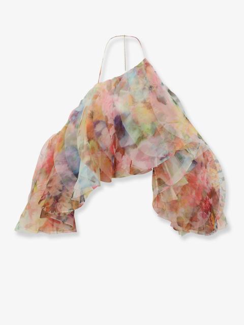 Zimmermann Zimmermann Luna Fanned Multicolor Top