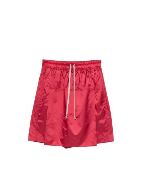 Other Designers Moncler X Rick Owens Red Shorts - Drop-Crotch Shorts Men