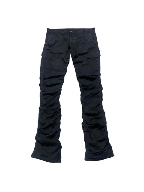 Other Designers Vintage Tornado Mart Stacked Cargo Flare Pants